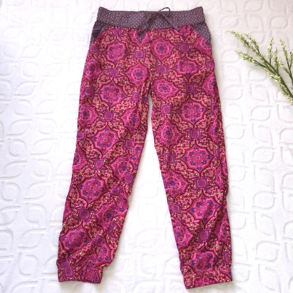 aerie Pants - AERIE Pink Printed Lightweight Jogger Lounge Pants